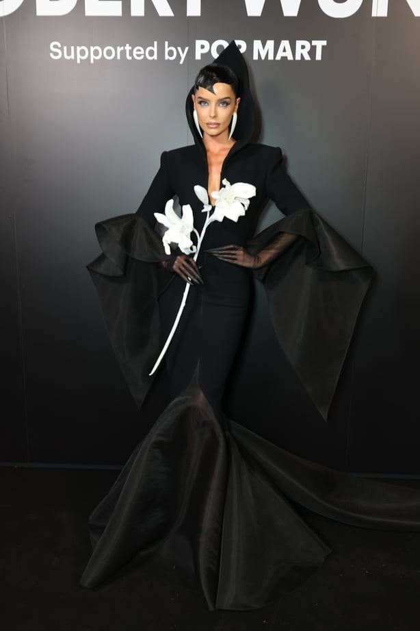 Maura Higgins attends the Robert Wun Haute Couture Fall/Winter 2026/2027 show 