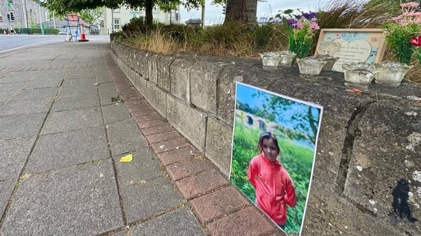 Bank Street memorial for Savannah Calvert