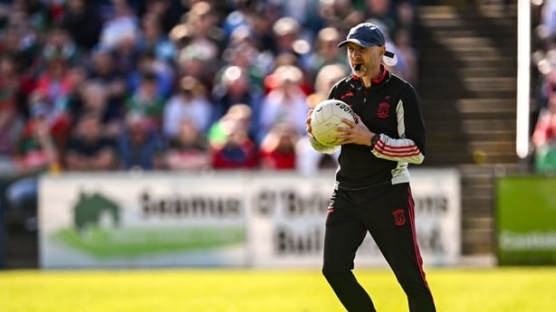 20 June 2026; Mayo coach Paddy Tally before the GAA Football All-Ireland Senior Championship Round 3 match between Mayo and Meath at Hastings Insurance MacHale Park in Castlebar, Mayo. Photo by Piaras Ó Mídheach/Sportsfile