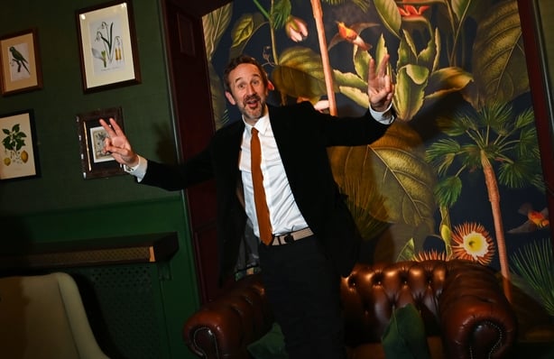 LONDON, ENGLAND - NOVEMBER 20: Chris O'Dowd attends the Choose Love 10th Birthday Gala champagne reception at Royal Albert Hall on November 20, 2025 in London, England. (Photo by Dave Benett/Getty Images)