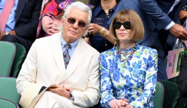 Anna Wintour and Baz Luhrmann among celebs at Wimbledon