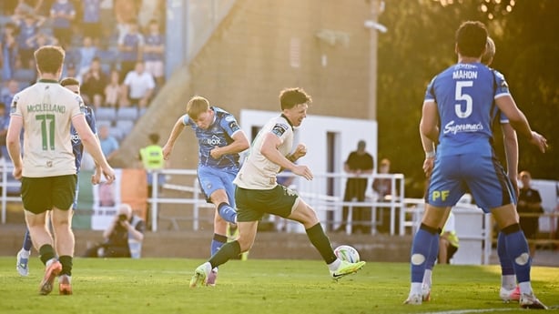  Conan Noonan of Waterford FC scores against St Pat's - Premier Division, July 2026
