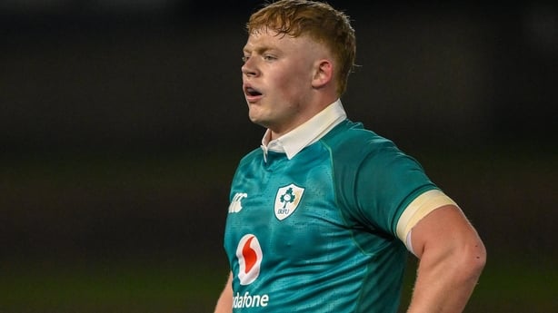 11 July 2026; Bryn Ward of Ireland during the 2026 Nations Championship Round Two match between Japan and Ireland at McDonald Jones Stadium in Newcastle, Australia. Photo by Brendan Moran/Sportsfile