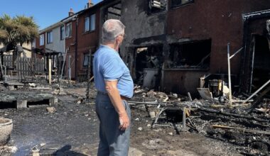 Devastation after NI homes set alight by bonfire embers