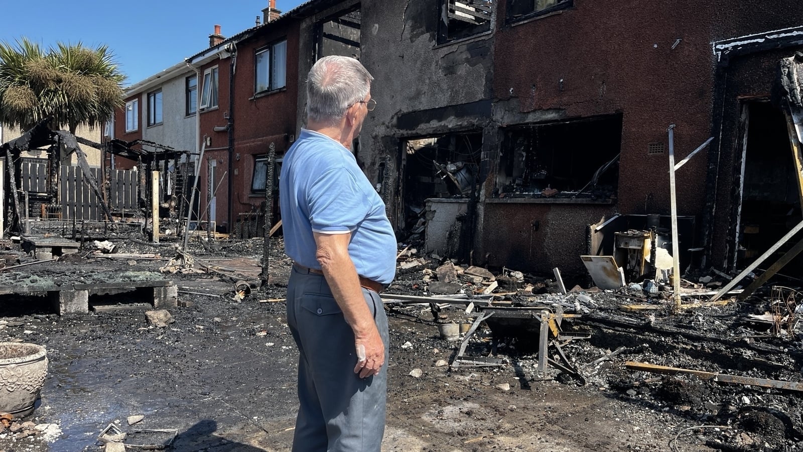 Devastation after NI homes set alight by bonfire embers