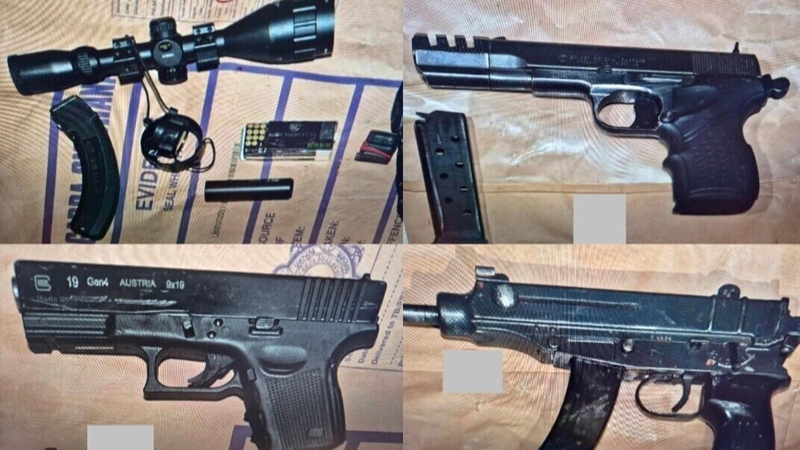Machine guns, pistols and drugs seized in Laois, Kildare