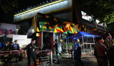 At least 27 dead after fire breaks out in Bangkok pub