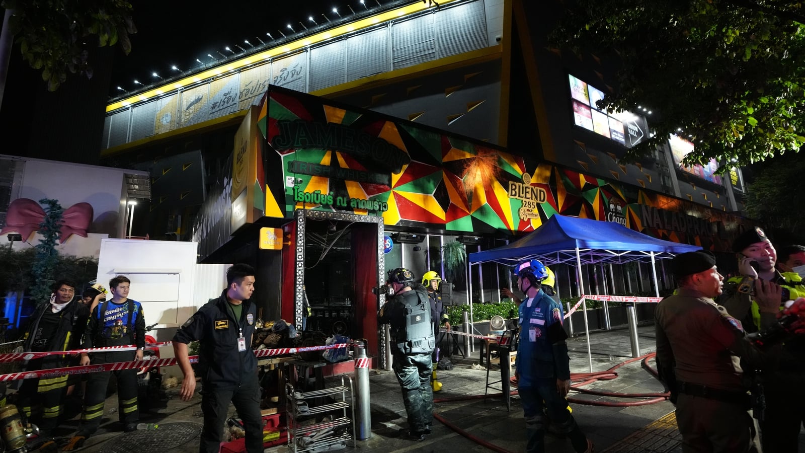At least 27 dead after fire breaks out in Bangkok pub