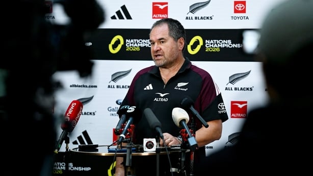13 July 2026; Head coach Dave Rennie during a New Zealand media conference at the Park Hyatt Hotel in Auckland, New Zealand. Photo by Brendan Moran/Sportsfile