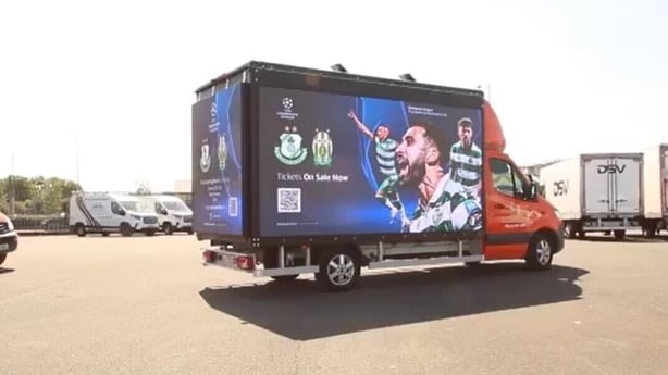 Shamrock Rovers truck