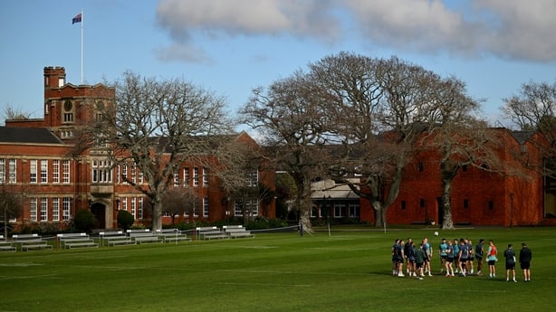 14 July 2026; A general view during Ireland Rugby squad training at King's College in Auckland, New Zealand. Photo by Brendan Moran/Sportsfile