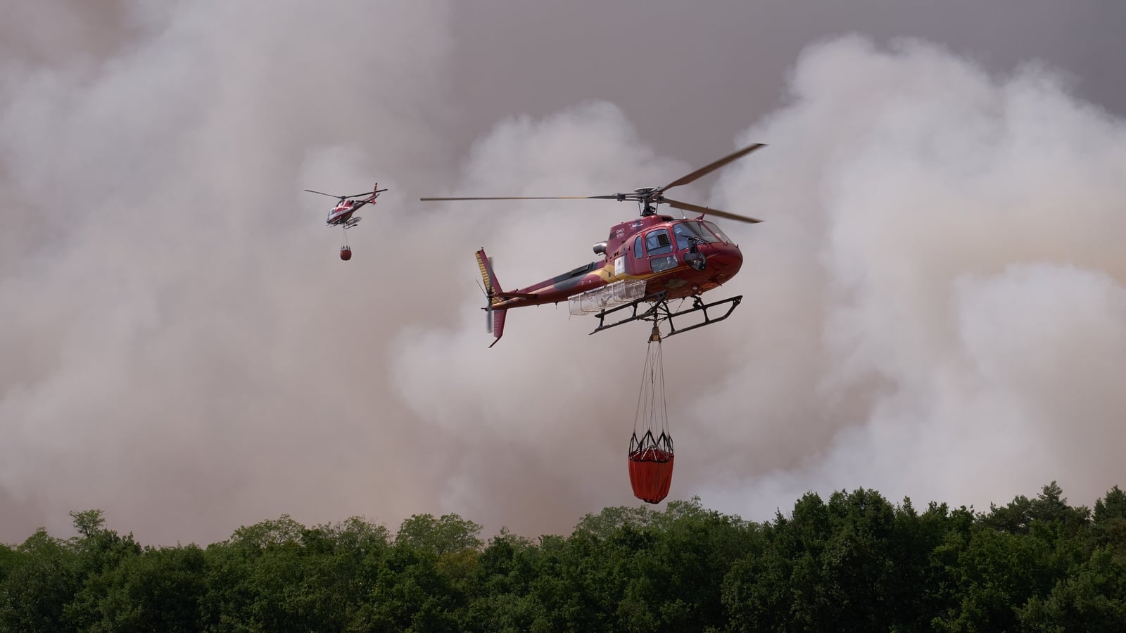 Fires advance in forest south of Paris as two arrested