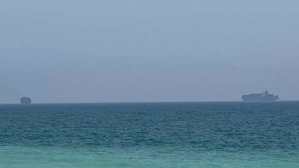 Tankers transiting the Strait of Hormuz