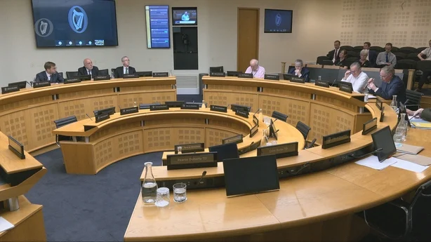 Central Bank Governor Gabriel Makhlouf appearing before a sitting of the Oireachtas Finance Committee