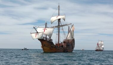 Santa Maria ship replica visits Drogheda for history tour