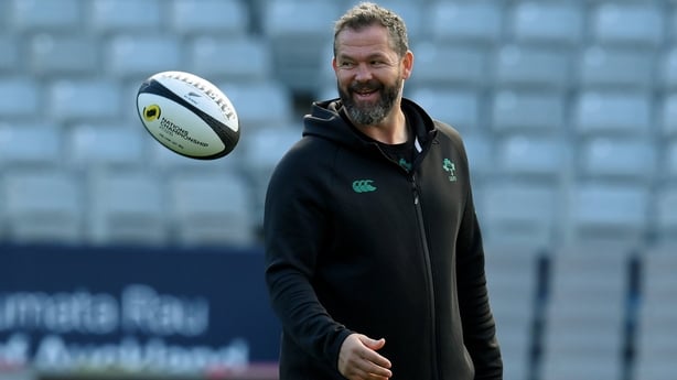 17 July 2026; Head coach Andy Farrell during the Ireland Rugby captain's run at Eden Park in Auckland, New Zealand. Photo by Brendan Moran/Sportsfile