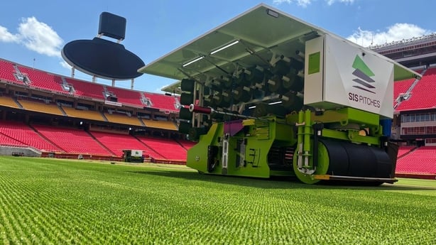 SIS machine on the pitch in Kansas City
