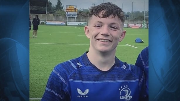 Ryan Murphy seen playing for Leinster underage