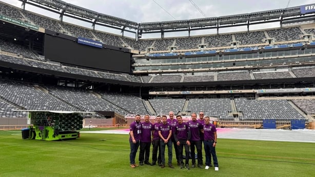 The SIS team at the New York / New Jersey World Cup Final stadium