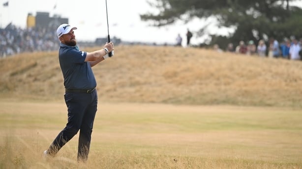 SOUTHPORT, ENGLAND - JULY 18: Shane Lowry of Ireland plays a shot during Day Three of the The 154th Open Championship at Royal Birkdale on July 18, 2026 in Southport, England. (Photo by Oisin Keniry/R&A/R&A via Getty Images)