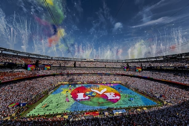 The World Cup halftime show at the New York New Jersey Stadium on 19 July, 2026 in East Rutherford, New Jersey. (Photo by Rico Brouwer/Soccrates/Getty Images)