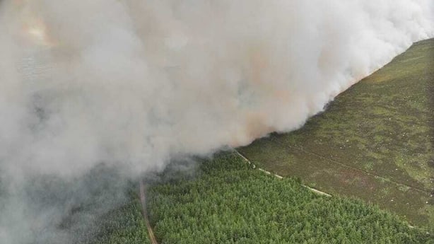 A wildfire on Slievenamon
