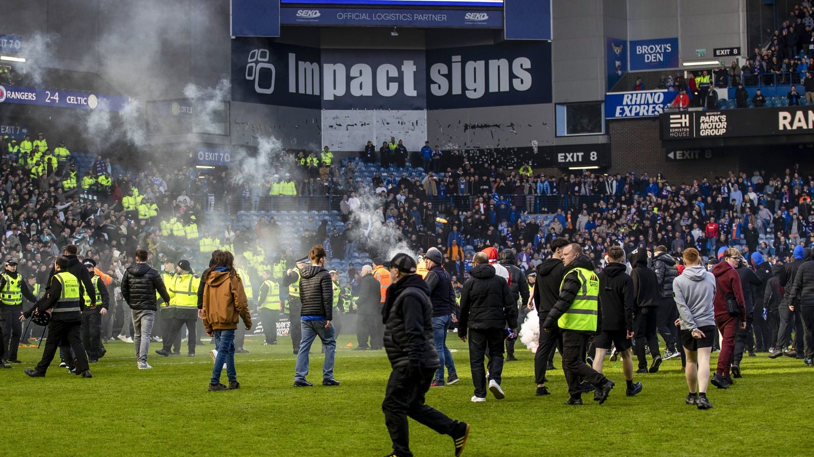 Ibrox clash narrowly avoided 'life-threatening violence'