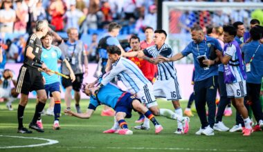 Spain's Gavi wants no Paredes ban for post-match scuffle