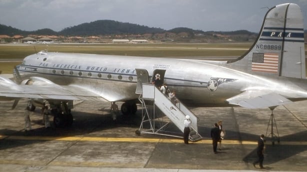 Pan American plane Clipper Endeavor crashed into the Atlantic Ocean in 1952