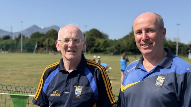 Colm Kelly and Jimmy Kennedy, from Beaufort GAA club, Kerry