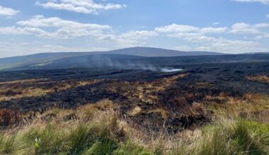 Monitoring at Wicklow National Park due to wildfire risk