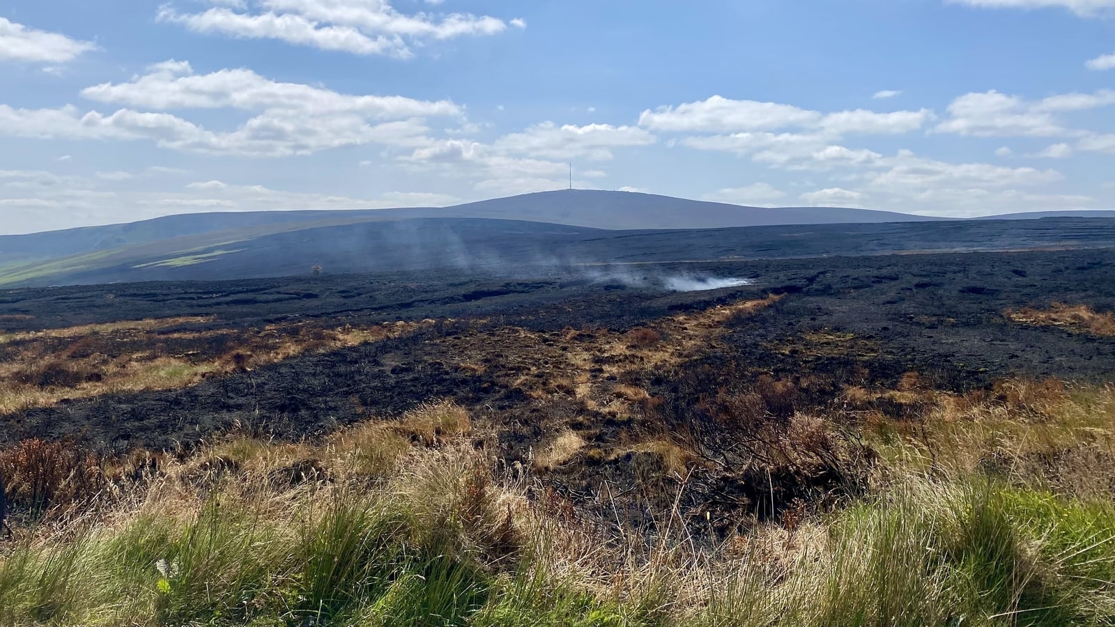 Monitoring at Wicklow National Park due to wildfire risk
