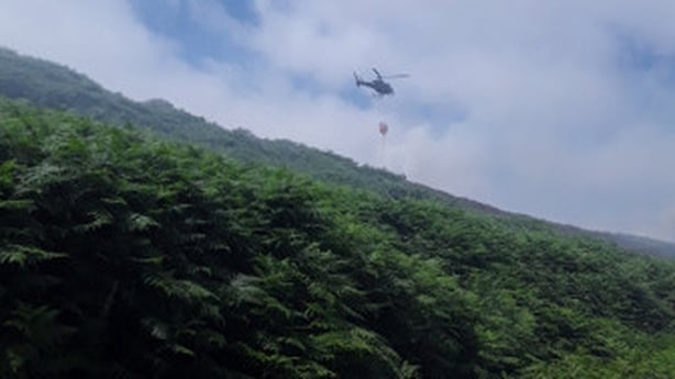 Glencree fire