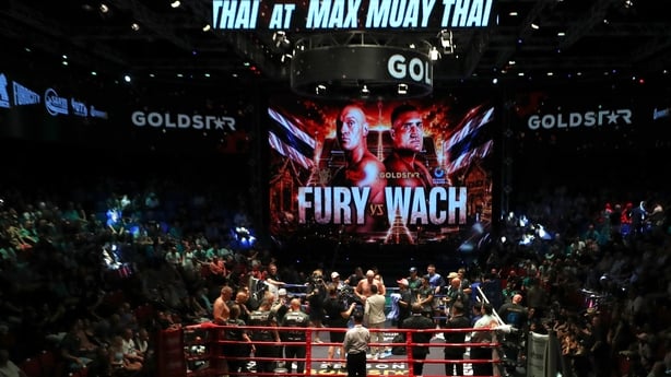 PATTAYA, THAILAND - JULY 24: A general view after the Heavyweight fight between Tyson Fury and Mariusz Wach in Tyson Fury v Mariusz Wach Fight Night at Max Muay Thai Stadium on July 24, 2026 in Pattaya, Thailand. (Photo by Thananuwat Srirasant/Getty Images)