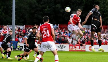 Hoare header sees Saints go second after Dundalk draw