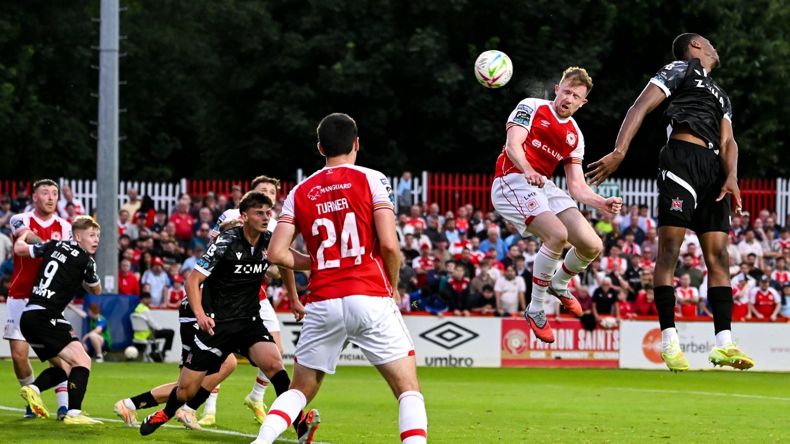 Hoare header sees Saints go second after Dundalk draw