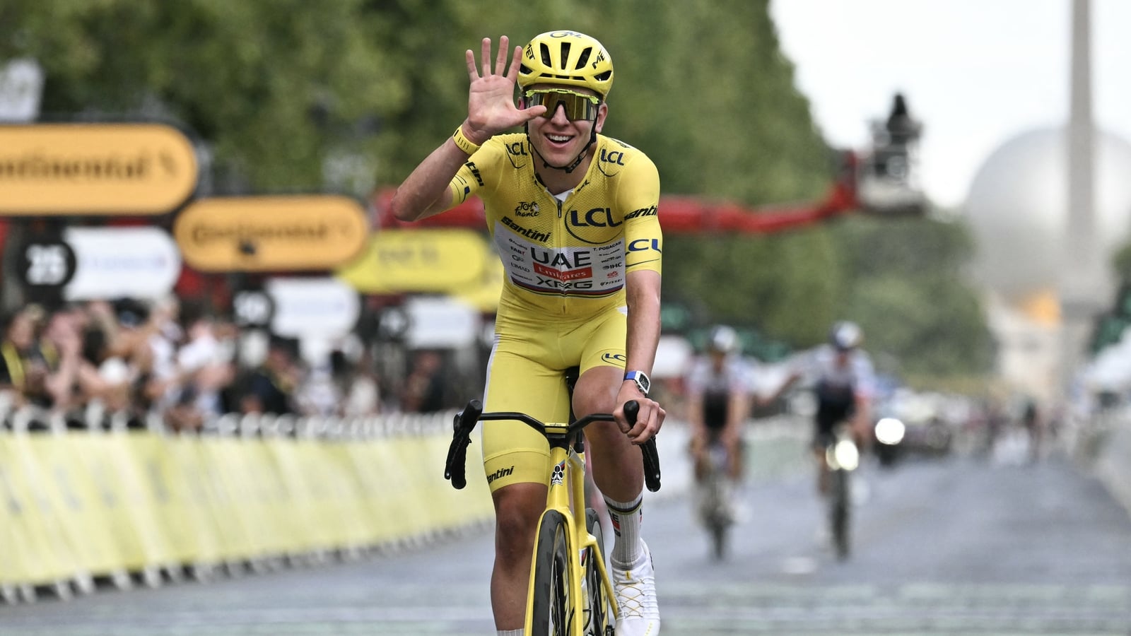 Pogacar wins record-equalling fifth Tour de France title