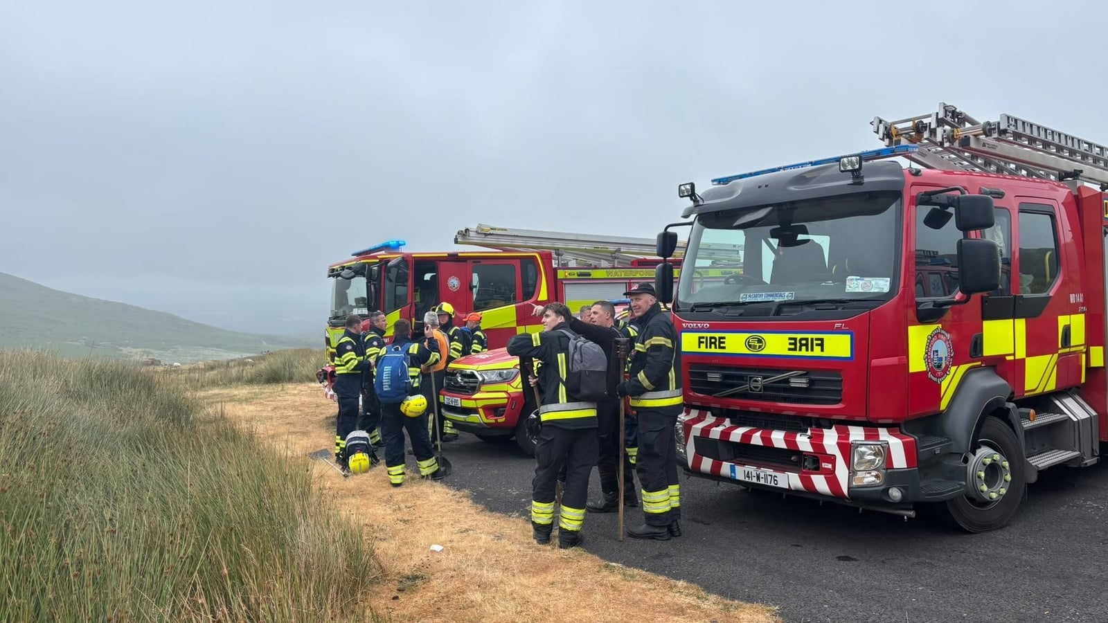Firefighters deal with blaze on Comeragh Mountains