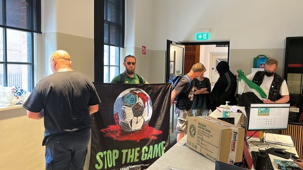 Stop the Game protesters