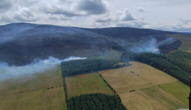 Crews continue to manage flare-ups on Slievenamon