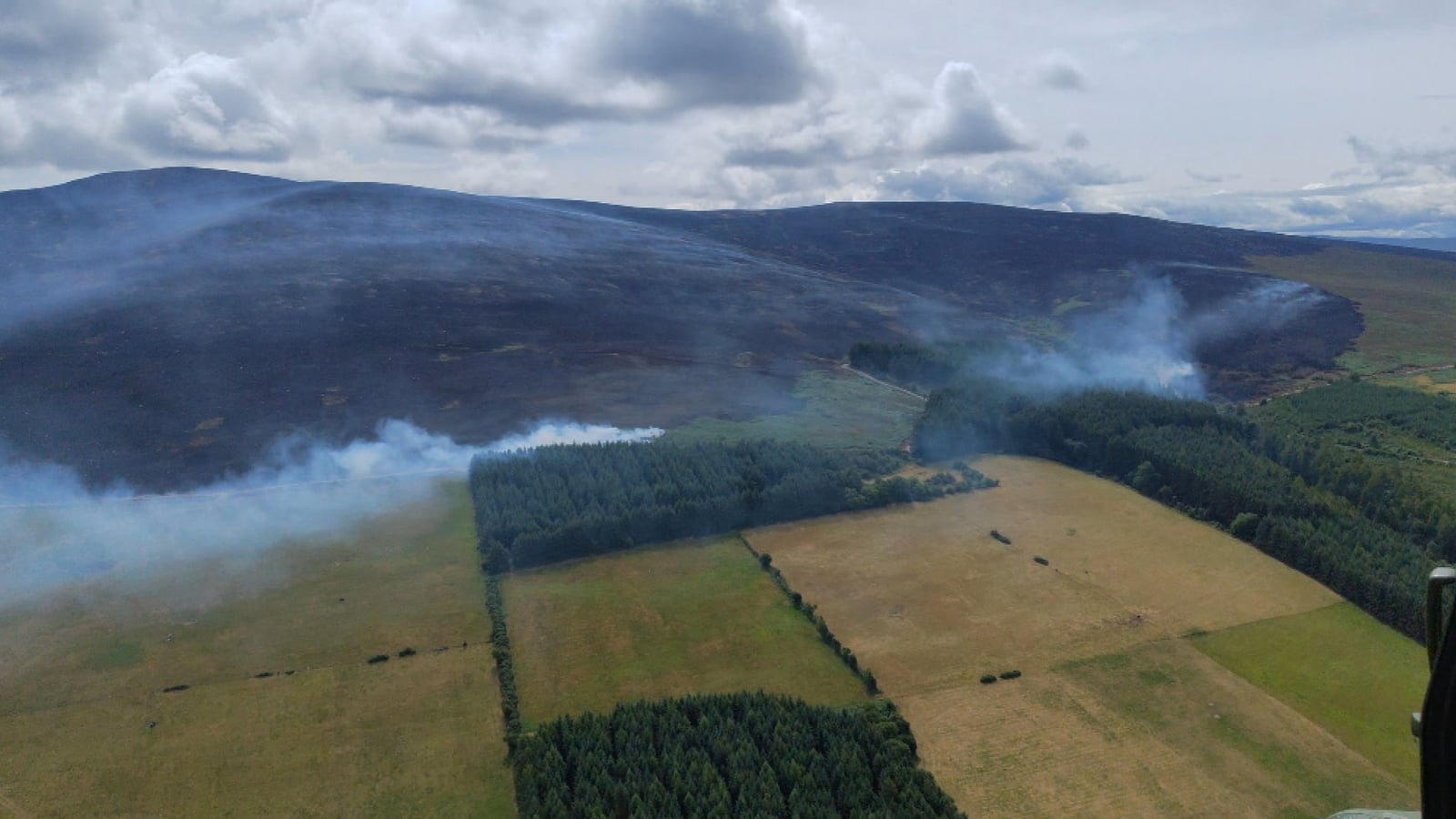 Crews continue to manage flare-ups on Slievenamon