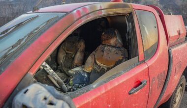 Wildfire rages on Crete as winds hamper firefighting