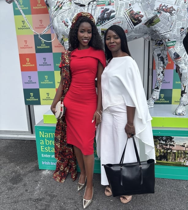 Lolley and Betty Sinyan at the Galway Races