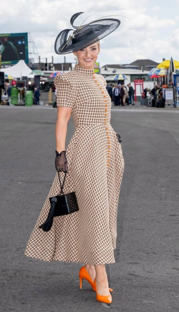 Lisa Walsh Best Dressed at the Galway Races