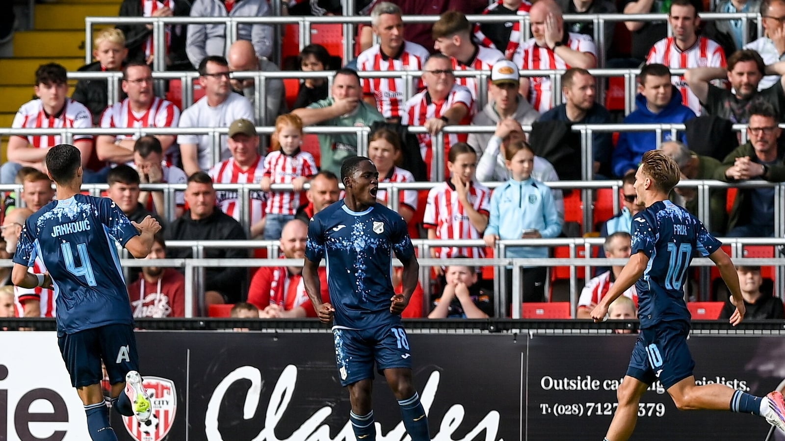 Derry out of Europe as they're undone at the Brandywell