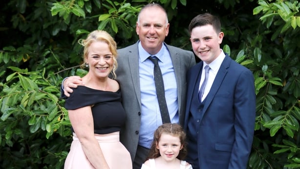Crash victims John Mullan, Tomás Mullan and Amelia Mullan and mother Geraldine