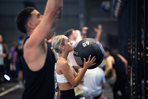 People compete at the biggest HYROX event ever held in Australia