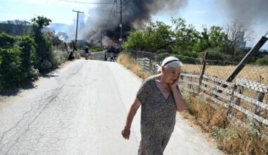 Tourist spots across Europe hit by wildfires as Greece warns of toxic smoke