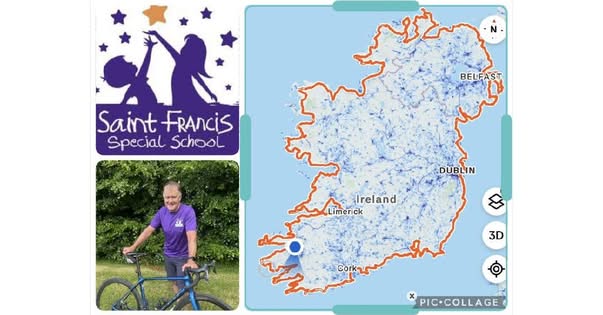 John O’Donoghue begins 3,000km coastal cycle around Ireland