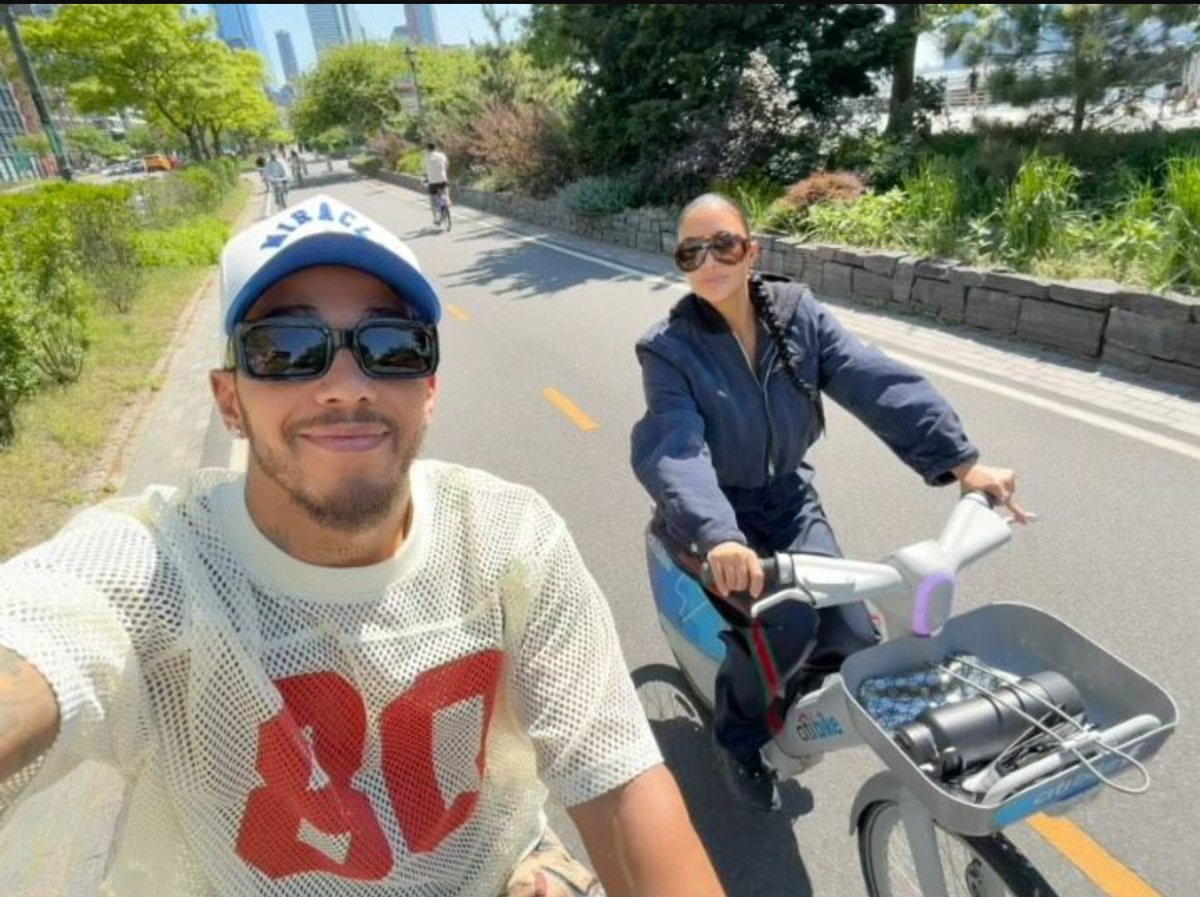 The pair have been dating over the past year